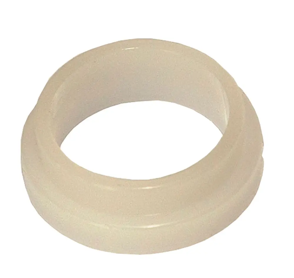 Weißer Durchflussbegrenzer-Ring aus Kunststoff von Daikin, mit einer runden Form und ohne erkennbare Markierungen oder Maße auf dem Bild.